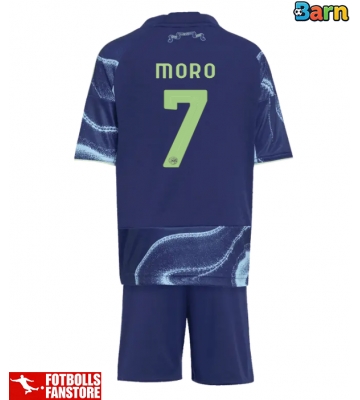 Ajax Raul Moro #7 Bortatröja Barn 2025-26 Kortärmad (+ Korta byxor)
